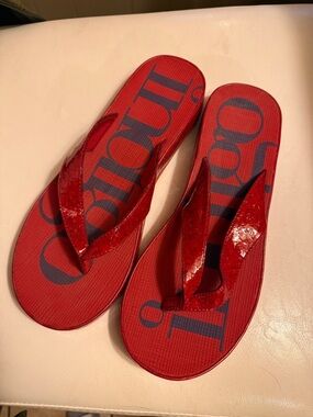 Red Indigo Sandals- Size 8